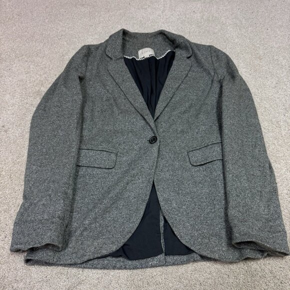 Loft Jacket Women’s Gray Long Sleeve Size 4 - Picture 5 of 11